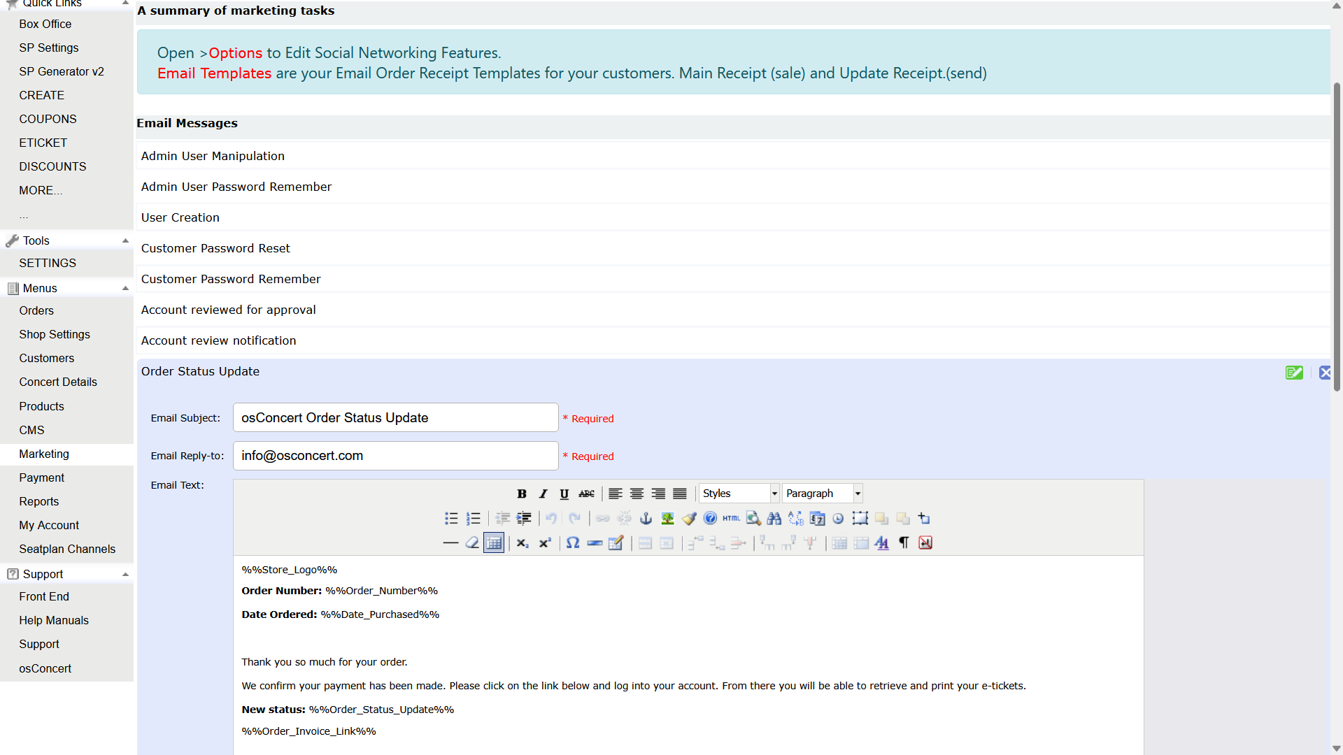 Marketing Pages